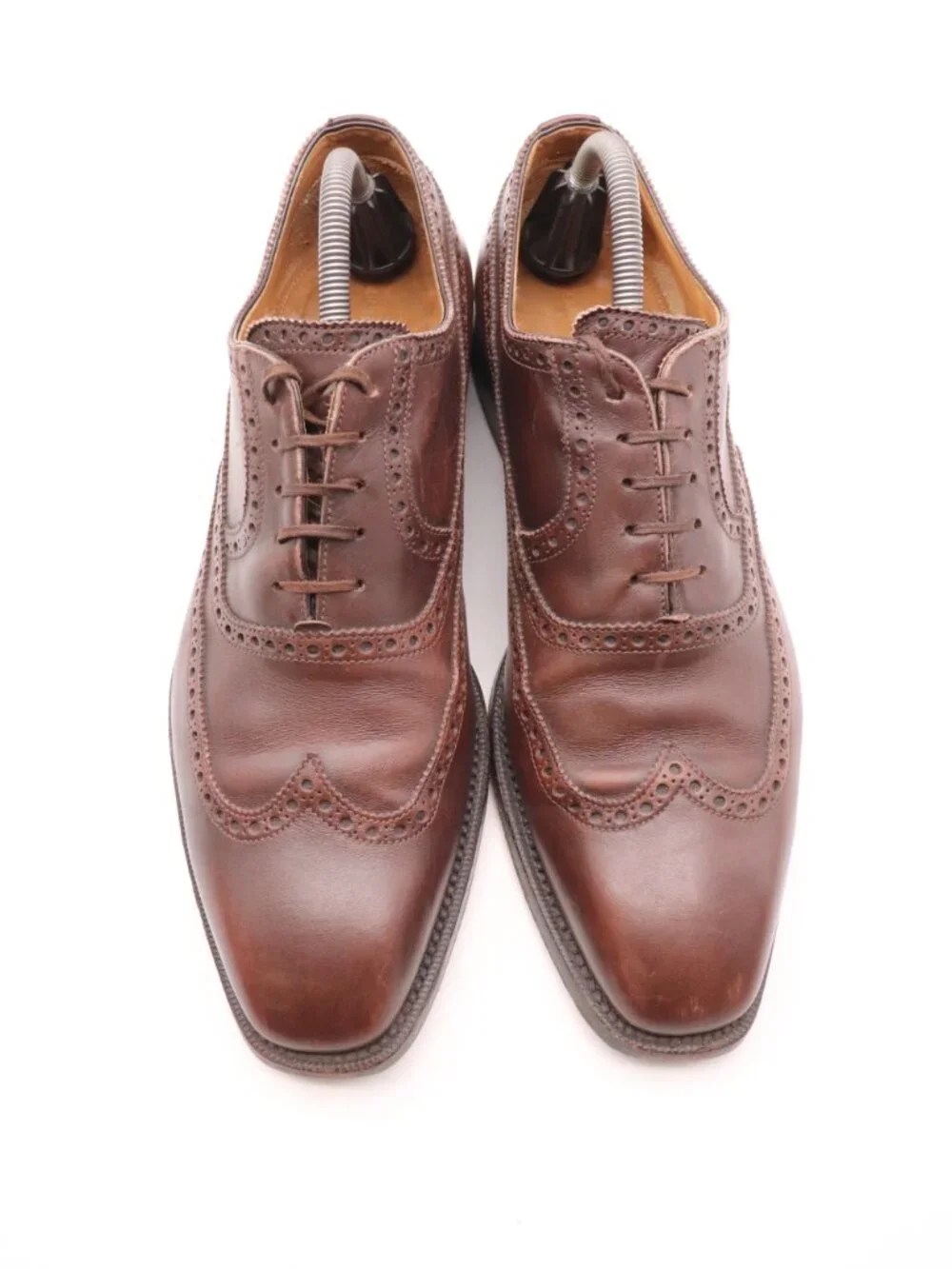 Suitsupply Oxford Wingtip Men's Size 9 Brown Leather Derby Dress Shoes Lace Up